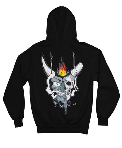 "Un-dead Warrior" Hoodie by Isaac Zoungrana