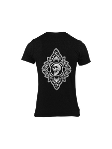 "Skull Manadala" T-Shirt by Andrew Warren