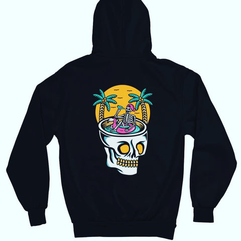 "Skull Paradise" Hoodie by brandbond design