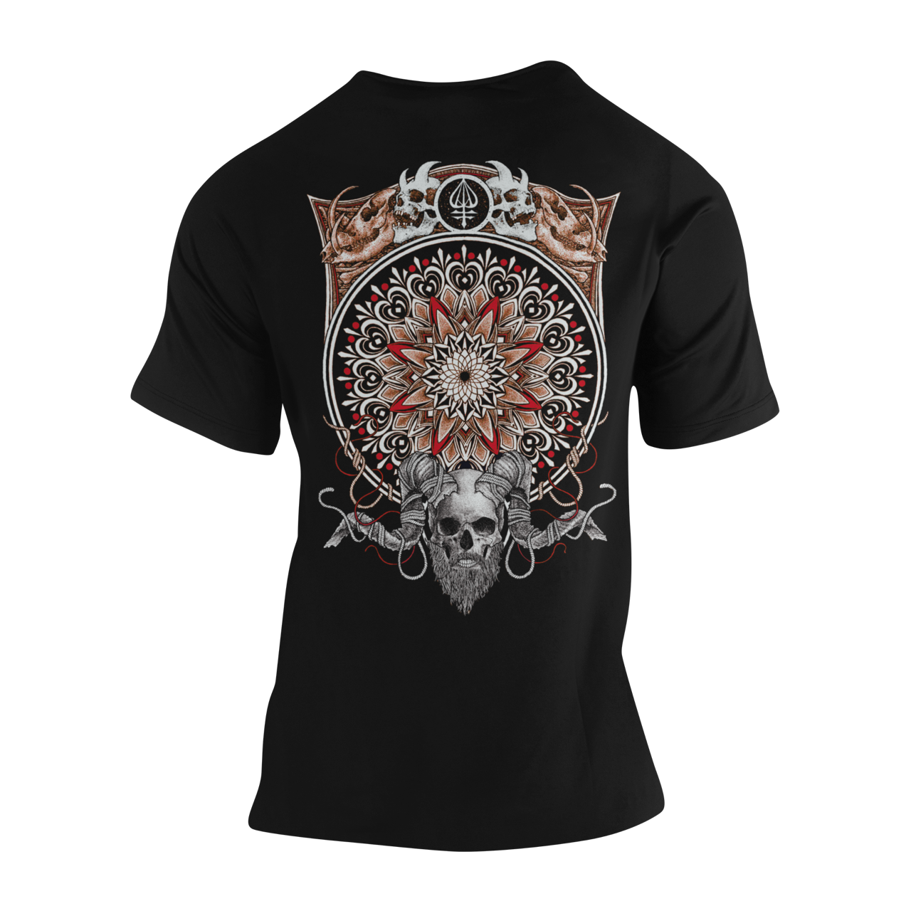 Demon Skull Mandala T shirt