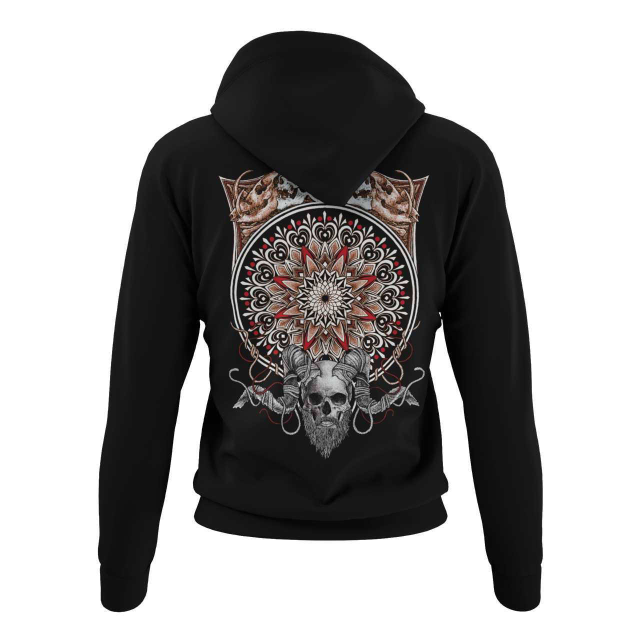 Demon Skull Mandala Hoodie