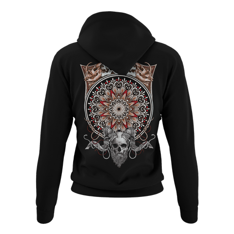 Demon Skull Mandala Hoodie