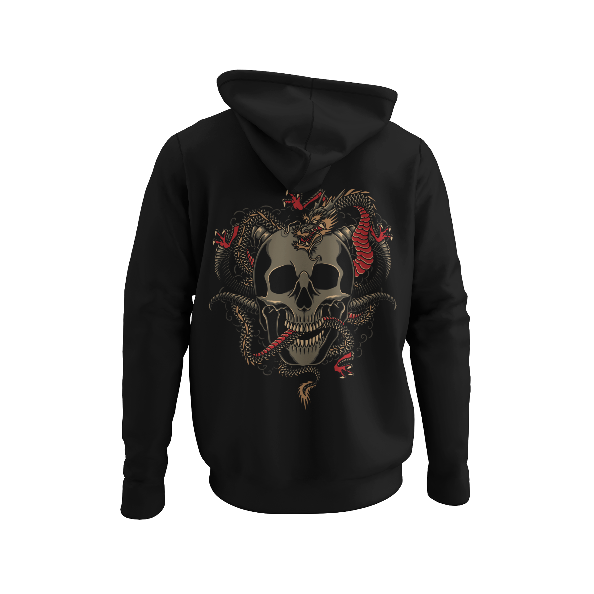 "Dragon Skull" Hoodie by Mega Ayu Puspitasari