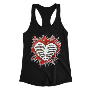 "Splashy Valentine" Tank top by Lyndsay Pearce